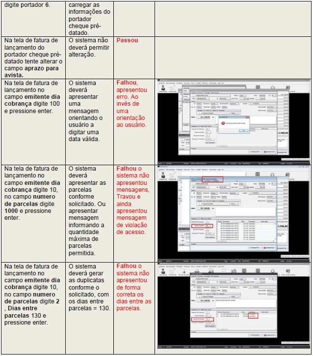 Parte 24 - Roteiros de testes desenvolvidos para execução dos testes no módulo emissão de nf-e.