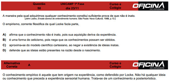 Questão 50 Unicamp 2015