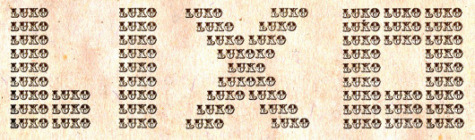Poema Lixo Luxo, de Augusto de Campos, 1965
