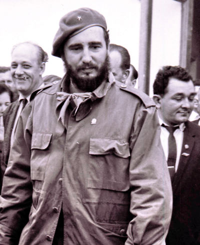 Fidel Castro foi o grande líder da Revolução Cubana e conduziu este processo de 1953 a 1959, tornando-se depois no governante de Cuba.**