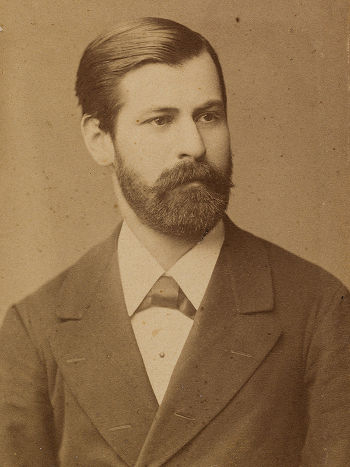 Sigmund Freud com 29 anos de idade, em 1885