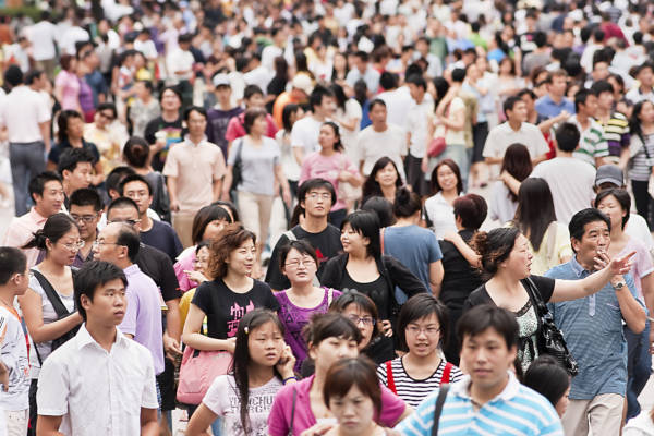 O continente asiático é o mais populoso do mundo, sendo a China o país com maior número de habitantes.*