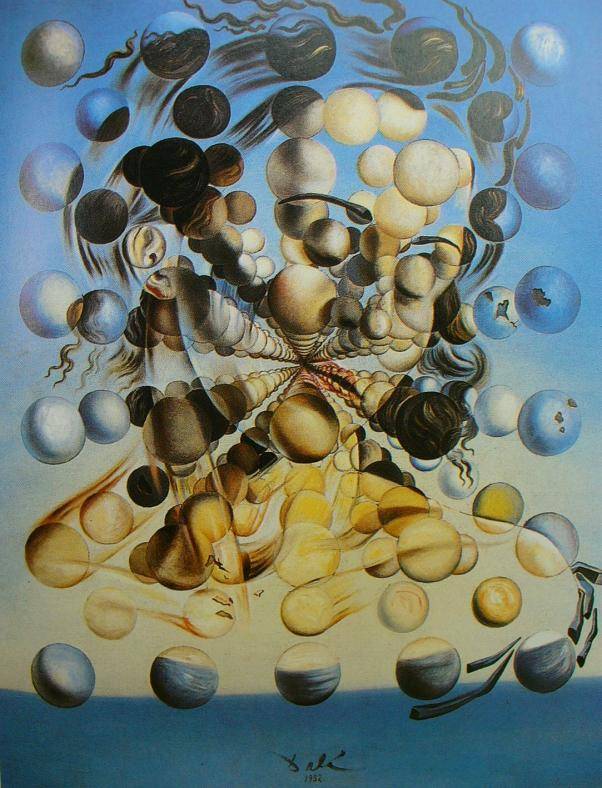 Fig. 23 – Galaeta das Esferas - Obra de Dali inspirada em Freud, 1952