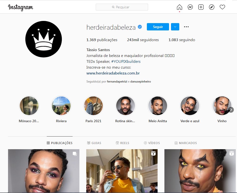 Página no Instagram ganha seguidores após divulgar dicionário de