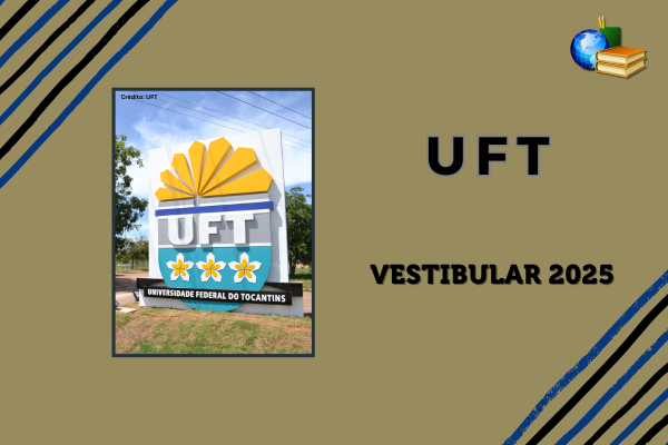 campus da UFRGS ao lado do texto Vestibular 2025