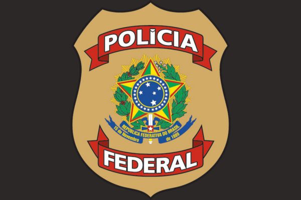 Símbolo da polícia federal em referência à vida profissional da perita.