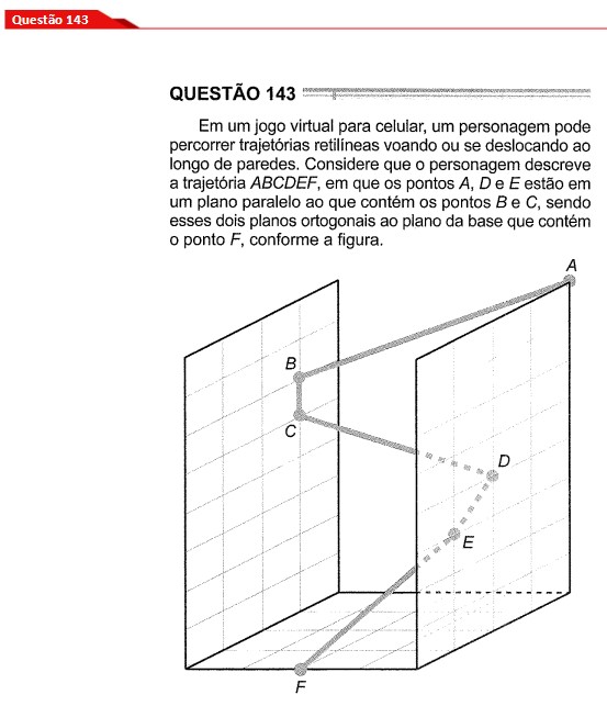 Questão 143 prova cinza Enem 2024