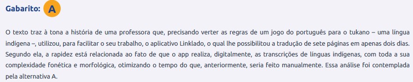 Questão 19 prova verde Enem 2024