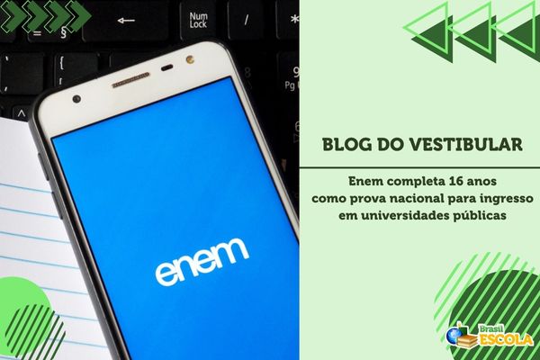 Estudante feliz. Texto na imagem: Novidades para saber antes da inscrição no Enem 2025.