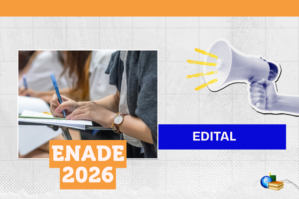 Foto de estudante fazendo prova